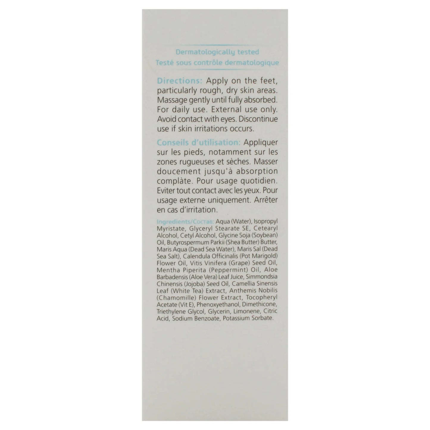 Refreshing Foot Cream, Foot Cream for Dry Cracked Feet, 3.4 Oz