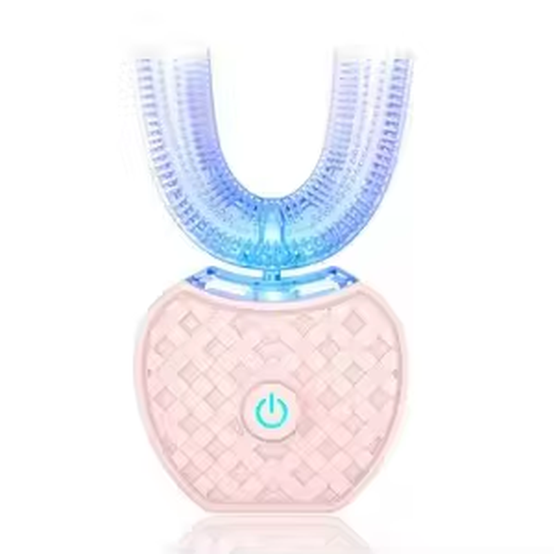 Intelligent Automatic U Type Modes Tooth Brush Sonic Electric Toothbrush USB Rechargeable Tooth Whitening Blue Light