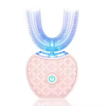 Intelligent Automatic U Type Modes Tooth Brush Sonic Electric Toothbrush USB Rechargeable Tooth Whitening Blue Light